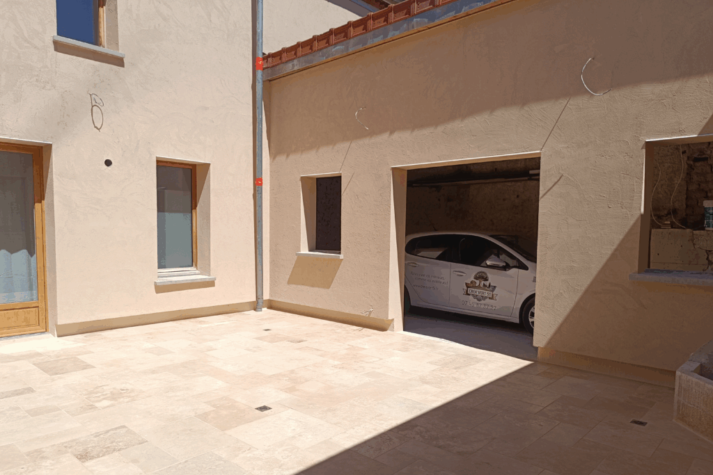 Terrasses faite par créa vert 51